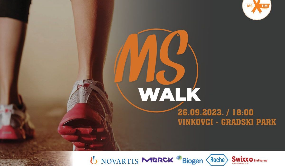 MS walk Vinkovci, nacionalni dan MS-a 2023.